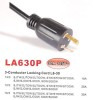 NEMA L6-30P Locking Power Supply Cord