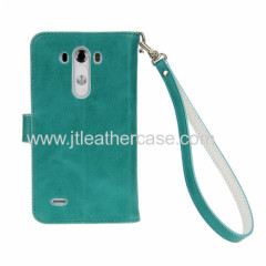 Wholesale mobile phone accessories dubai wallet cell phone case for LG g3 Shenzhen factory