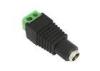 Female CCTV Camera Power Connector / DC Plug Power Connector With Screw