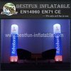 Inflatable led light cylinders