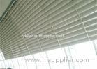 decorative Aluminum exterior Sun Shade System Rhombus Louver wall panel , Powder coating