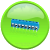 Euro terminal block with single pin header for wire to board conection