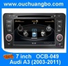 Ouchuangbo Car Dvd Player Pc Gps Navigation Stereo Video Multimedia Capacitive Screen with Audi A3 2003-2011 Bluetooth