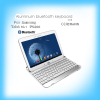 Factory sales fashion aluminum bluetooth keyboard for samsung Tab3 10.1 P5200