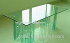 Commercial Reflective Flat Tempered Window Glass Heat Insulation , Polished Edge