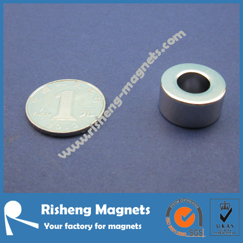 N42 magnet manufacturers china D19 x d9.5 x 6mm 3000 gauss magnet