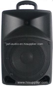 8'' battery powered speaker portable speaker with usb SD bluetooth and wireless mic