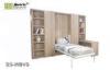 Kids Single MDF Panel Modern Wall Bed , fold up wall mounted beds