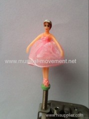 TULLE DRESS BALLERINA DOLL DANCE MUSIC BOX PARTS