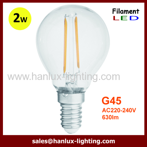 G45 LED filament bulbs