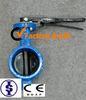 Manual Wafer Type Grooved End Butterfly Valve , high temperature butterfly valves 2