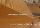 Acoustic Wood Wall Panels / Wooden Soundproof Board Material For Stadium