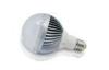 High Lumen Indoor LED Bulbs Warm White E27 / E26 9W For Home Ceramic Housing + PC