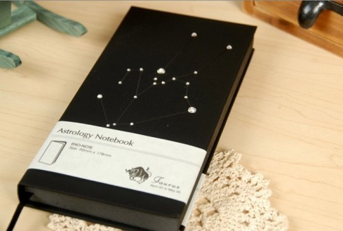 diamond crystal Astrology notebook