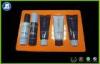 Orange Rectangular PVC Plastic Cosmetic Trays Blister Card Packaging