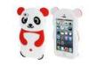 Cute Silicone Cell Phone Case Shockproof / IPhone 5 3D Panda Silicone Case