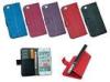 Lithchi PU Luxury Leather Protective Case for iPhone 5 5S with Stand and Card Holders