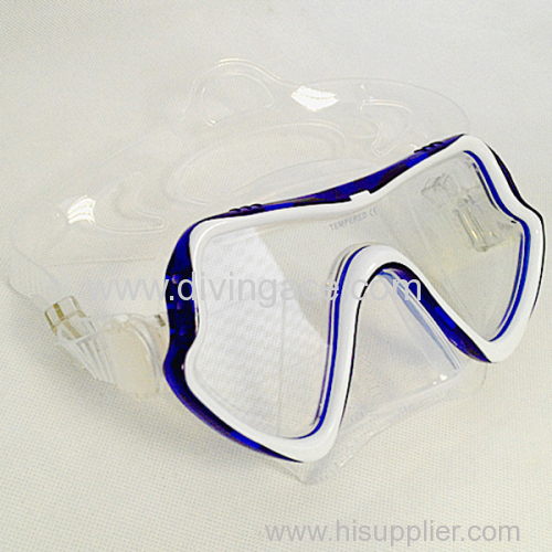 Adult silicone diving mask