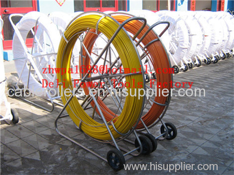 Reels for continuous duct rods Pipe traker traceable midi duct rodder