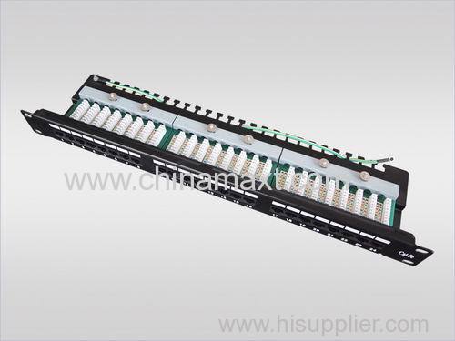 LSA IDC CAT5E UTP 24Port Patch Panel