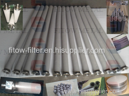 Microns SUS316L Sinter Porous Stainless Steel Filter