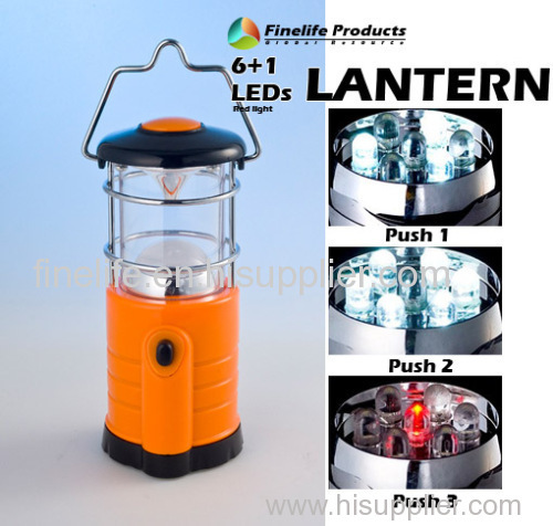 Hot selling 6+1 LEDs lantern