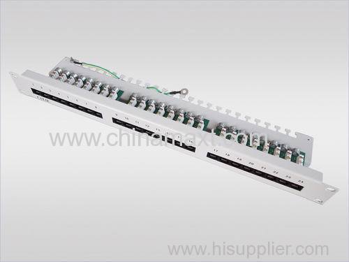 CAT5E UTP 24Port Patch Panel With LSA IDC