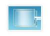 4.4inch 4 Wire G+F, ITO Film Resistive Touch Screen Fit in NEMA4&12/IP65 Standard