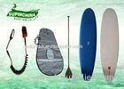 Epoxy fiberglass EVA Soft top sup boards , Square tail stand up surfboard