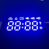 Ultra blue led 7 segment display for microwave oven timer