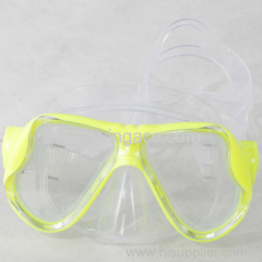 Double Glass silicone diving mask