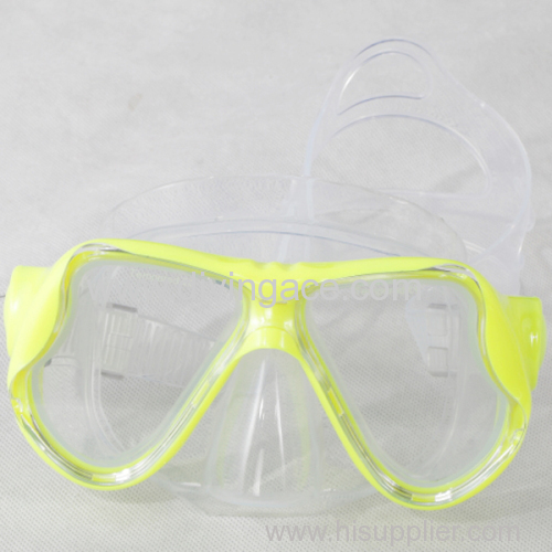 Double Glass silicone diving mask