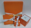 orange jewelry gift boxes