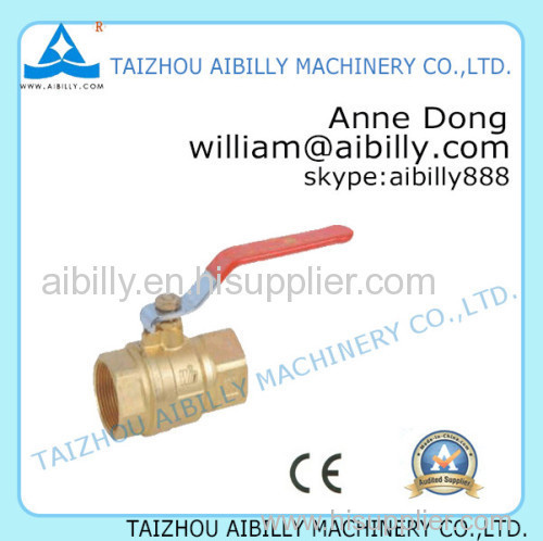 brass ball valve with nickel plated