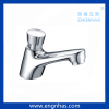 Time Delay Self Closing Chrome Brass Public Basin Faucet