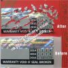 Custom Partial Holographic Stamped Ultra Destructible Vinyl Brittle Warranty VOID If Broken Seal Labels