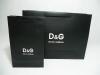 deep black square handle bags