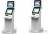 Freestanding Self Service Kiosk Touchscreen With Passport Reader For Airport