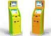 Freestanding Intelligent Multi Touch Self Service Kiosk With Bill Validator Acceptor
