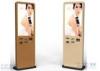 Media Player Information Thin Free Standing Kiosk with 32 Inch lCD TFT Monitor