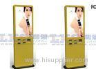 Free Standing 32 Inch LCD Interactive Multimedia Kiosk For Shopping Mall