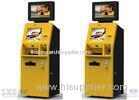 Floor Standing Advertisement Kiosk Dual Screen Kiosk For Foreign Currency Exchange
