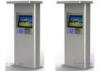Outdoor Card Payment Touch Screen Free Standing Stainless Steel Kiosk Self Service