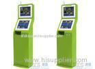 PC Window 7 Industrial Self Service Check Health Kiosk Station With LCD Monitor