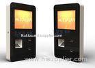 Multimedia Hotel And Airport Wall Mount Kiosk With IR Touch Screen