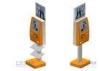 Card Payment Outdoor Information Kiosks With Webcam 2QR Barcode Scanner Kiosk