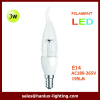 3W 195LM C35 base CE ROHS report FILAMENT LED lamp