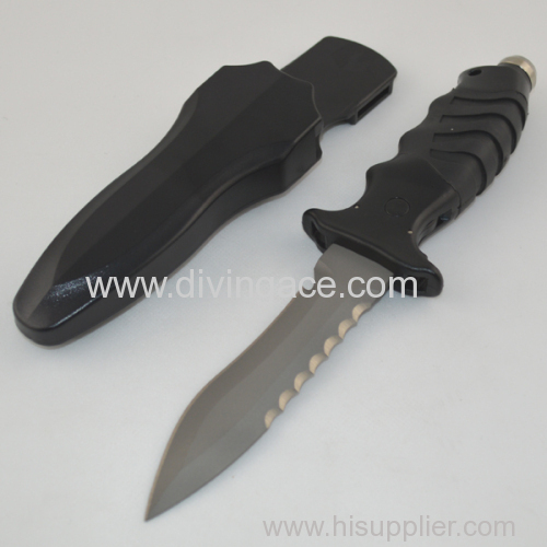 military titanium knife/diving knife