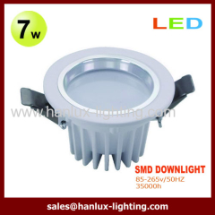 7W 400lm SMD LED downlight