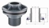 PVC-U PIPE FITTINGS FOR WATER SUPPLY MALE UNION (DIN)